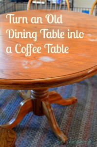 Dining Room Table Turned Coffee Table