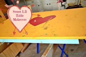 Sweet L’il Table Makeover