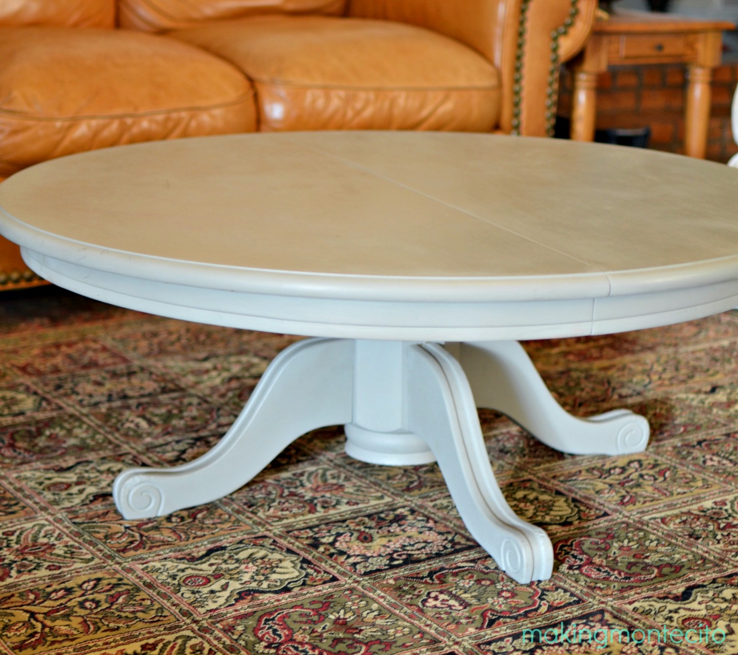 making montecito - dining table to coffee table 8