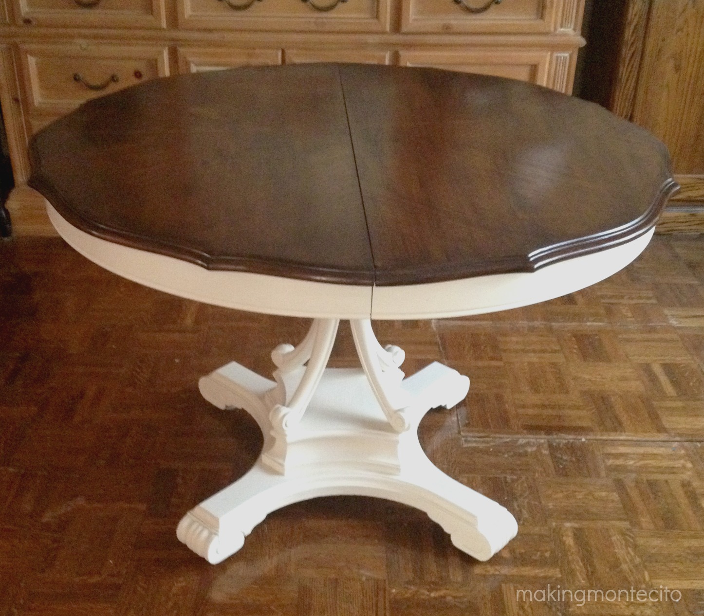 Vintage dining table updated - making montecito 5