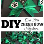 Cute Little Cheer Bow Keychains